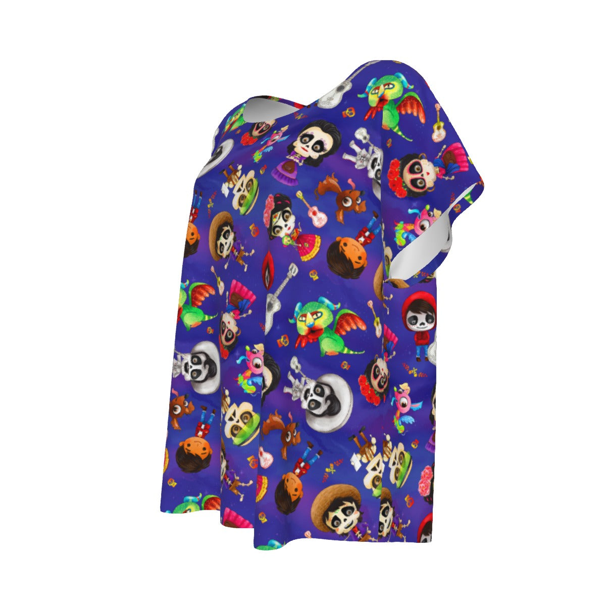 Poco Loco Día de Muertos - Women’s Relaxed Fit Scoop Tee