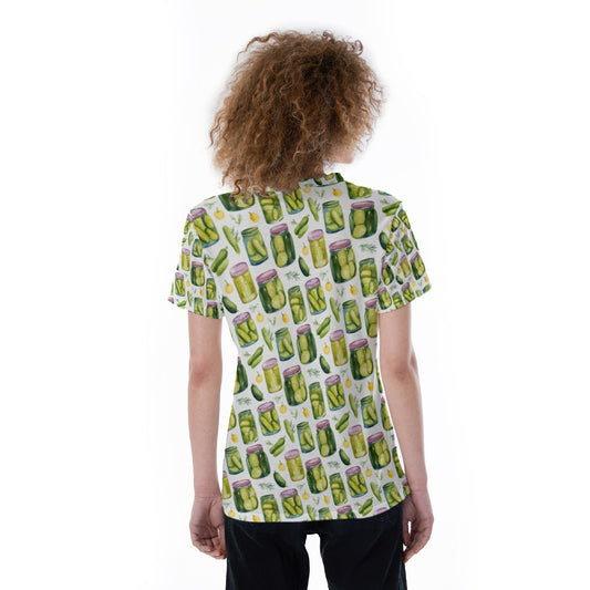 Perfect Pickle Jars - Women's Short Sleeve V-Neck T-Shirt