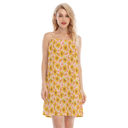 Sunflower Dreams - Women’s Adjustable Sundress