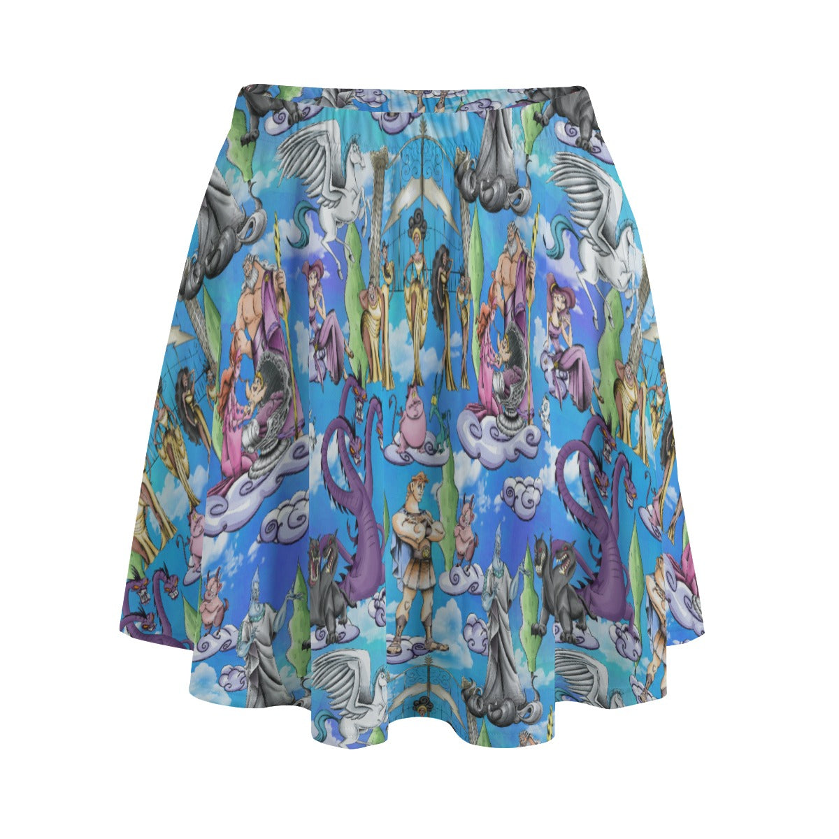 Mythic Hero Chaos Clouds - Women's Pocket Skater Skirt