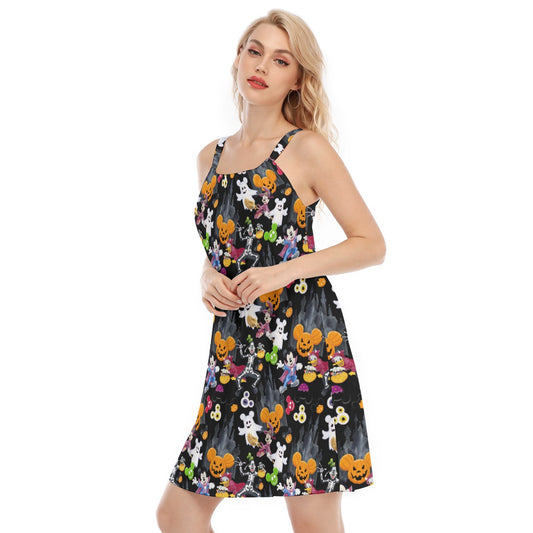 Mouse Gang Trick or Treat - Women’s Adjustable Sundress