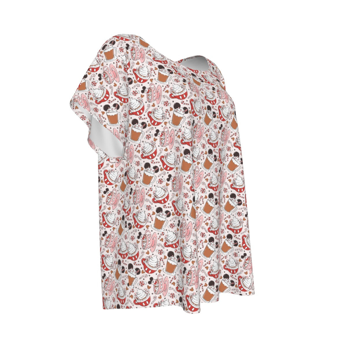 Magic Mouse Hot Chocolate - Women’s Relaxed Fit Scoop Tee