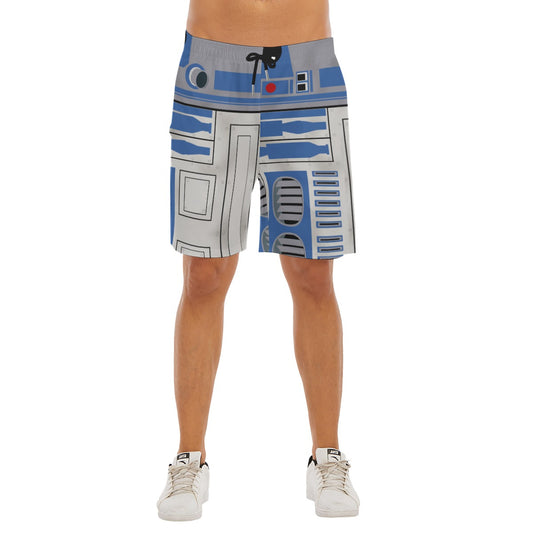Little Blue Droid - Men’s Pocket Beach Shorts