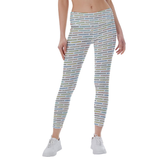 Monorail Rainbow Express - Women's Yoga Leggings