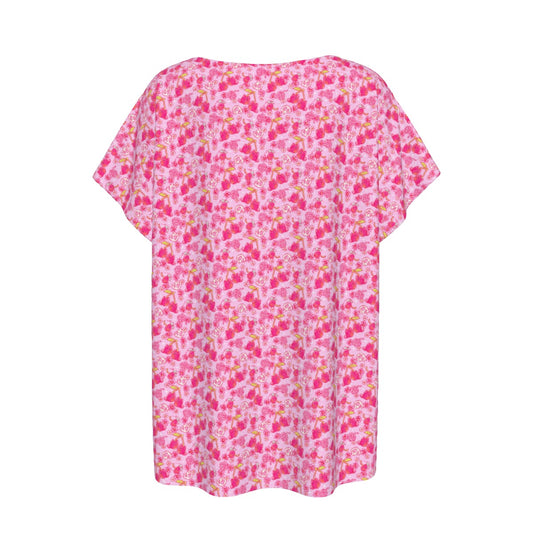 Fruitimals - Cherry Kittens - Women’s Relaxed Fit Scoop Tee
