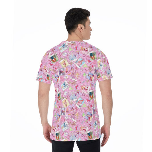 Holiday Winter Princess Christmas Snapshots - Men's Short Sleeve T-Shirt
