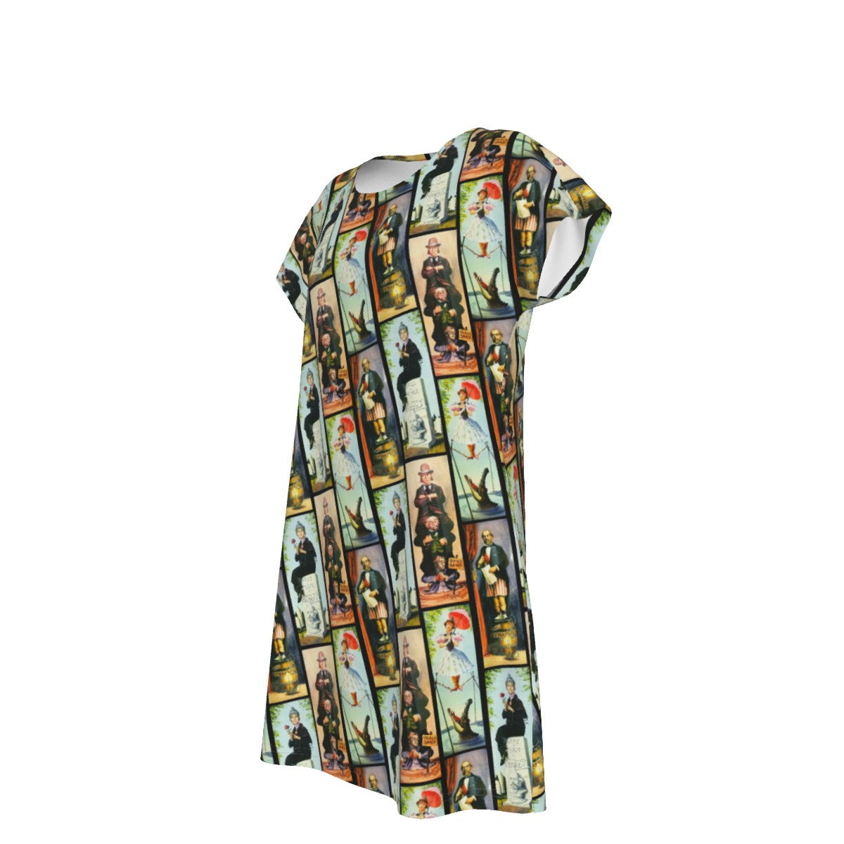 Stretch Room Portraits - Women's T-Shirt Dress