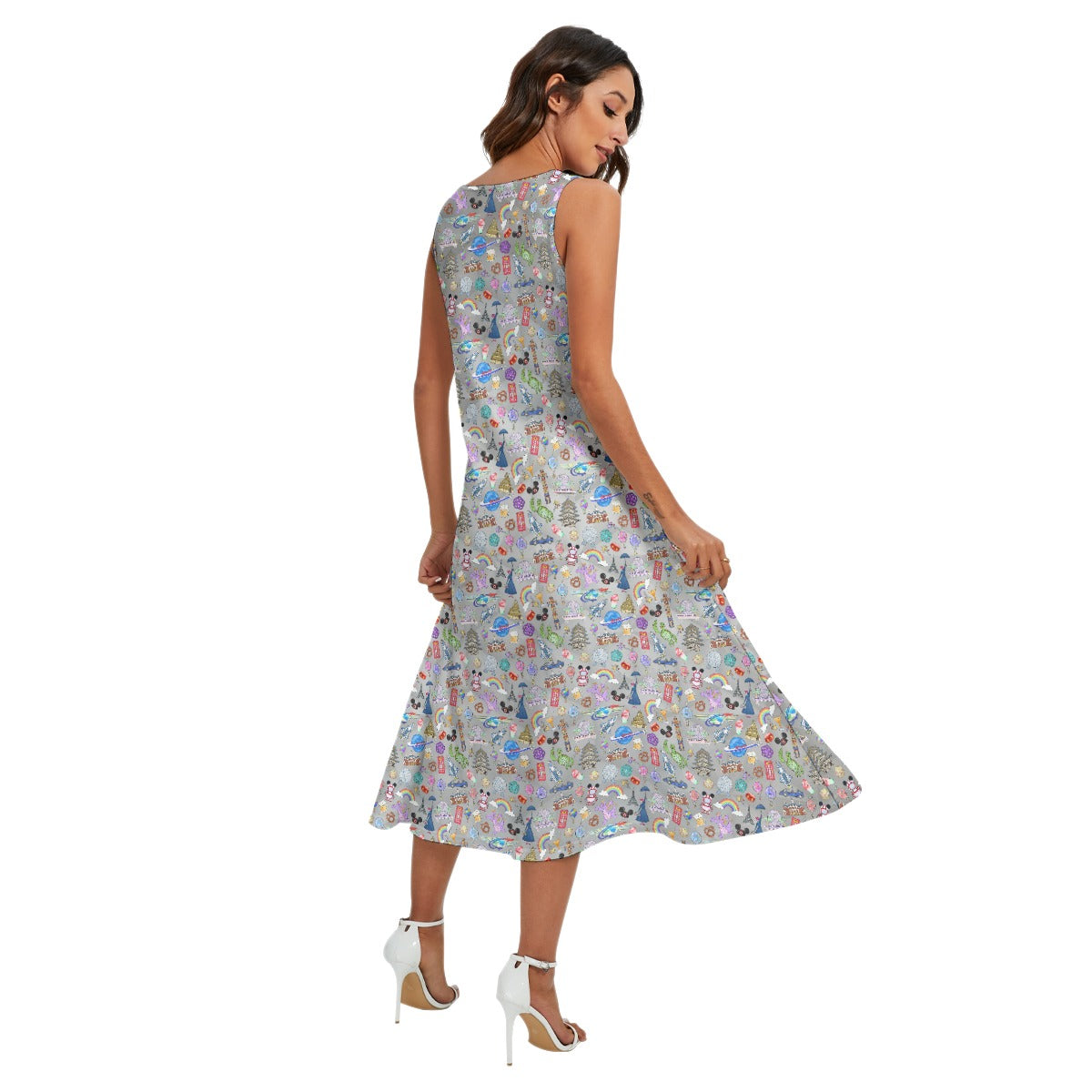 EC Around The World Experience - Women’s Diagonal Pocket Midi Dress