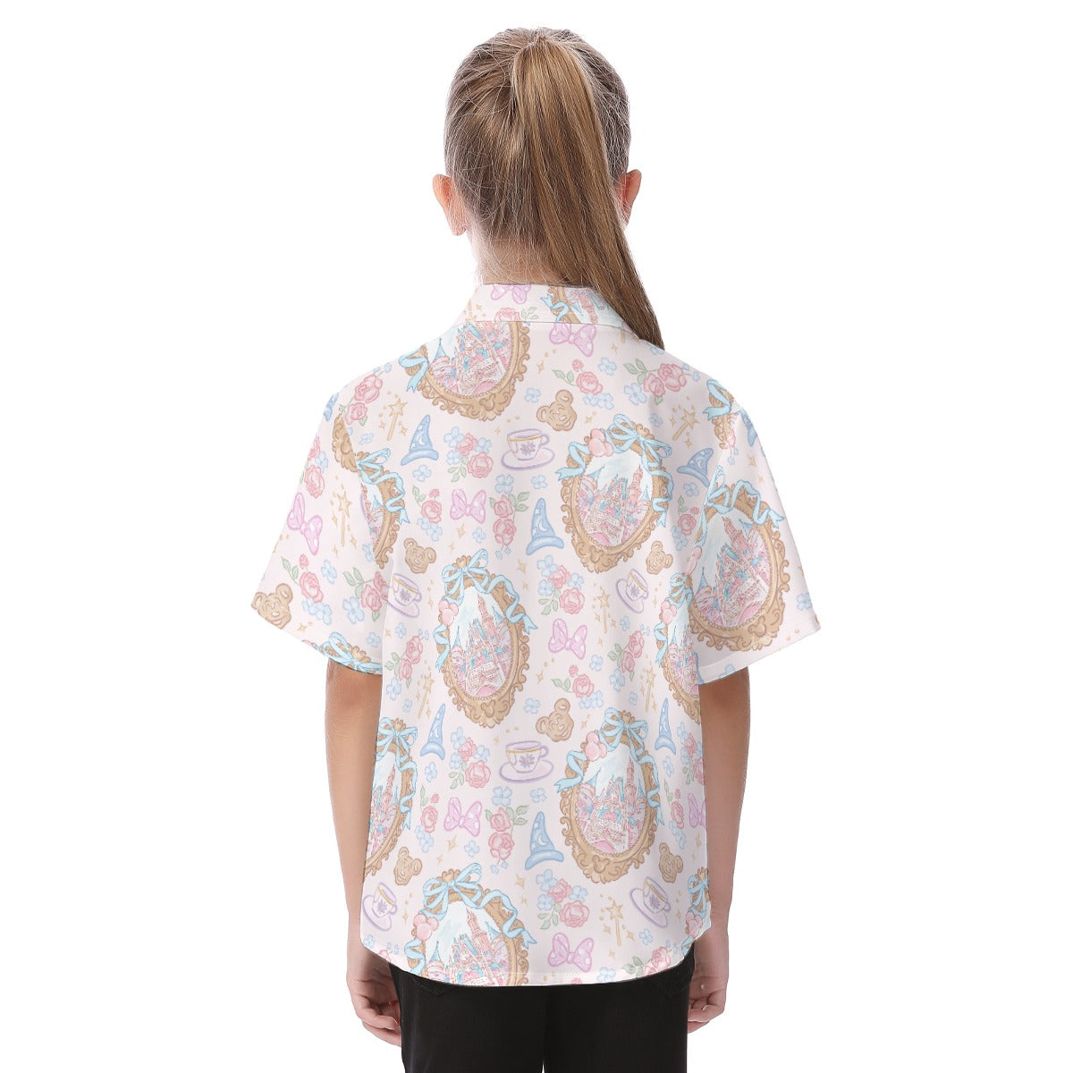 Coquette Park Daydream - Kid's Hawaiian Button Up Shirt