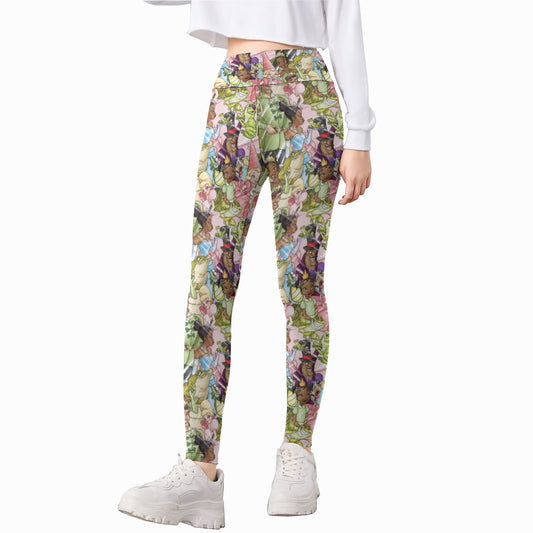 Bayou Royal Sketched - Kid's Leggings