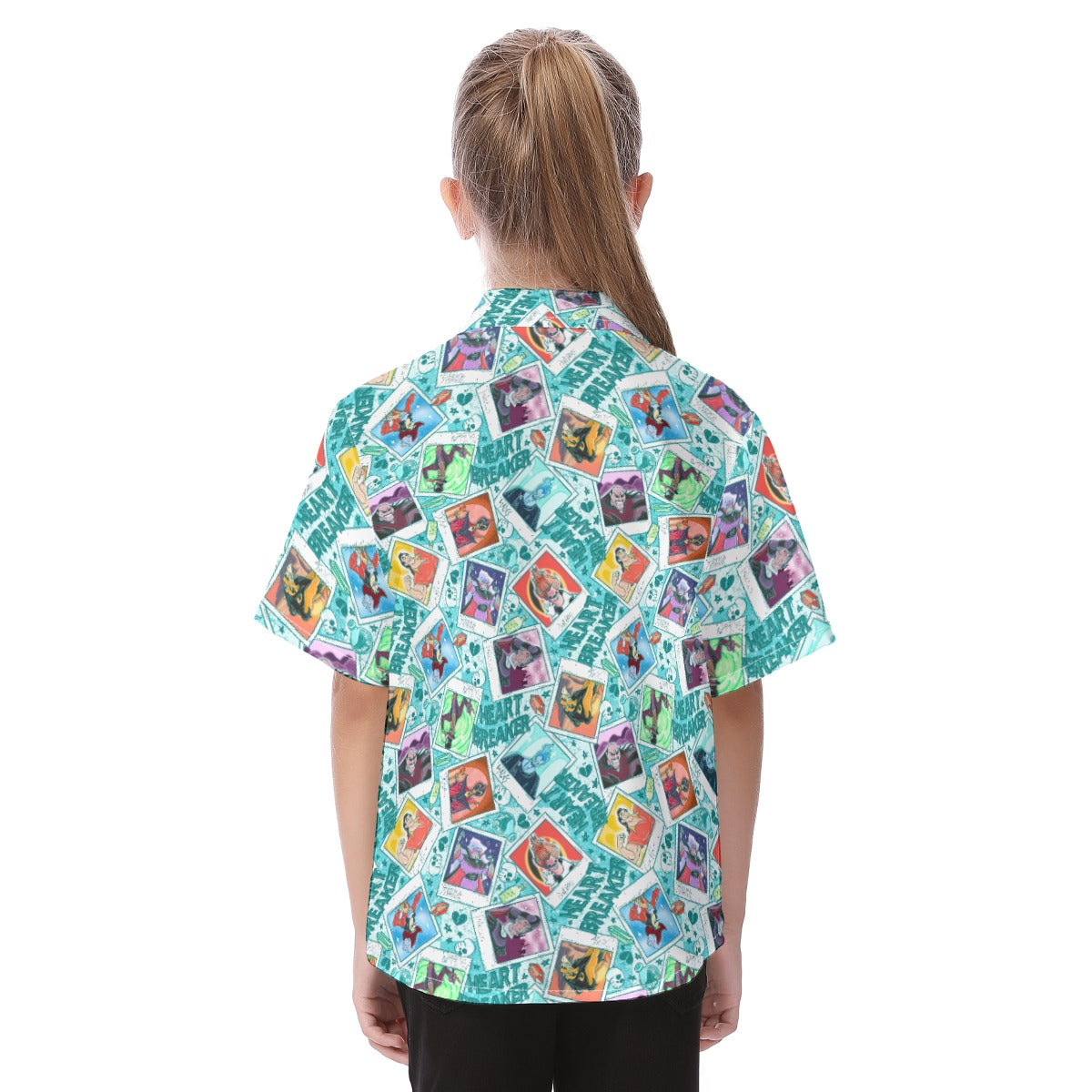 Heartbreaker Villaintine - Kid's Hawaiian Button Up Shirt