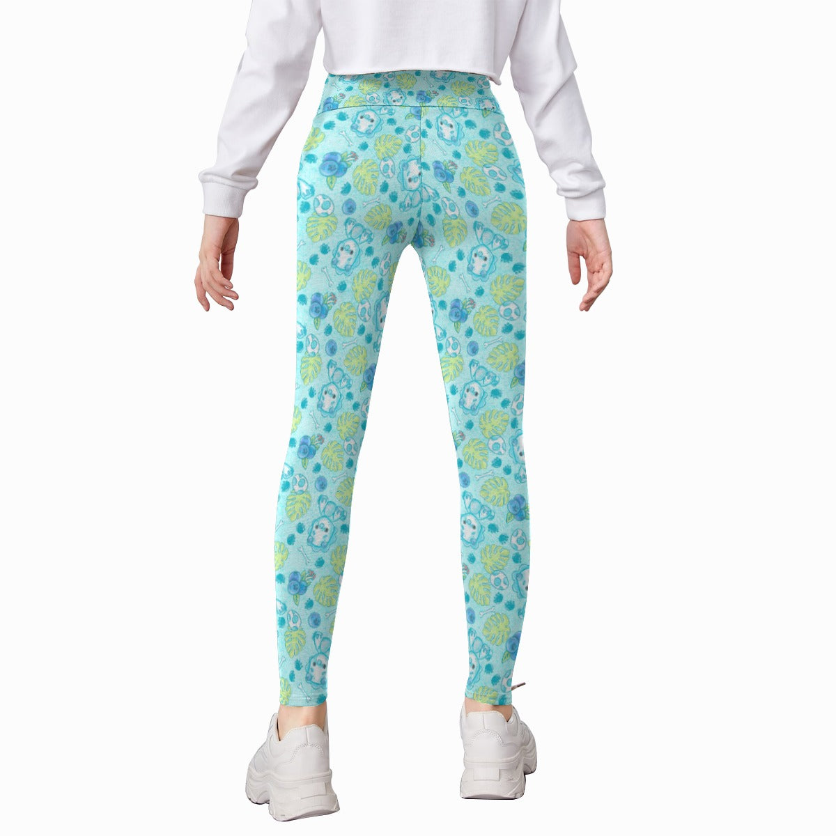 Fruitimals - Blueberry Dinosaurs - Kid's Leggings