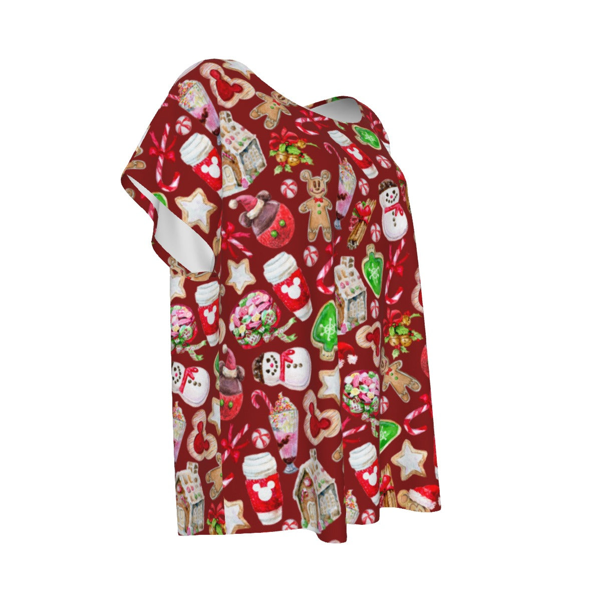 Christmas Snack Goals - Women’s Relaxed Fit Scoop Tee