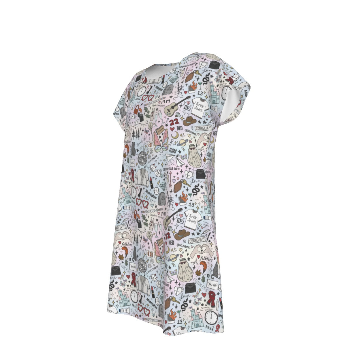 Every Era Collage - Women's T-Shirt Dress