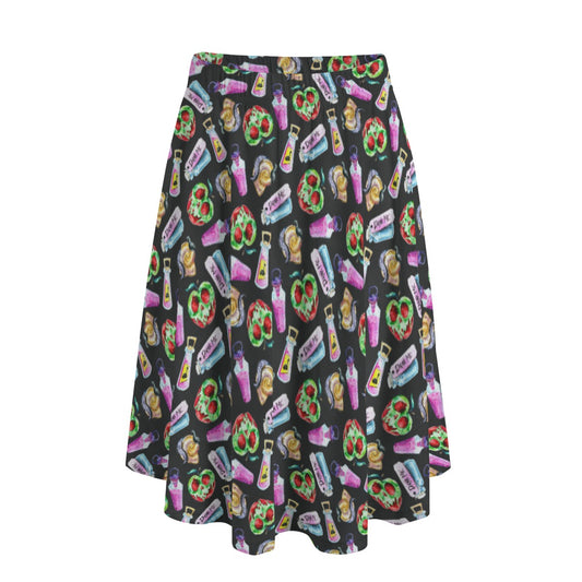 Pick Your Poison - Women’s Pocket Midi Skirt