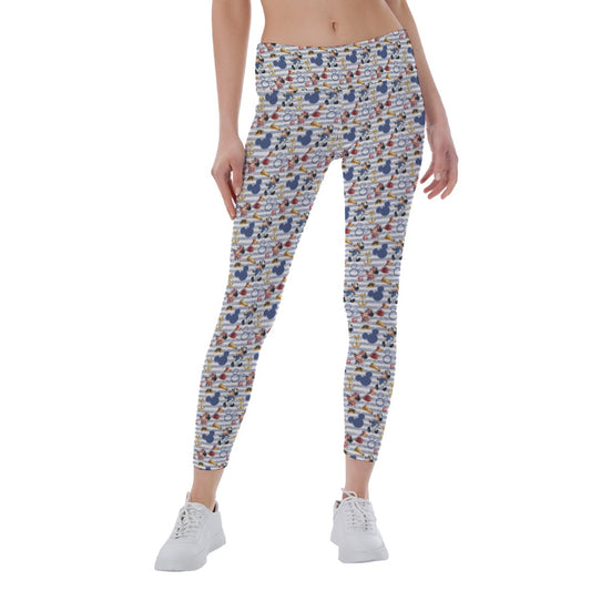 Captain and First Mate at Seannie - Women's Yoga Leggings