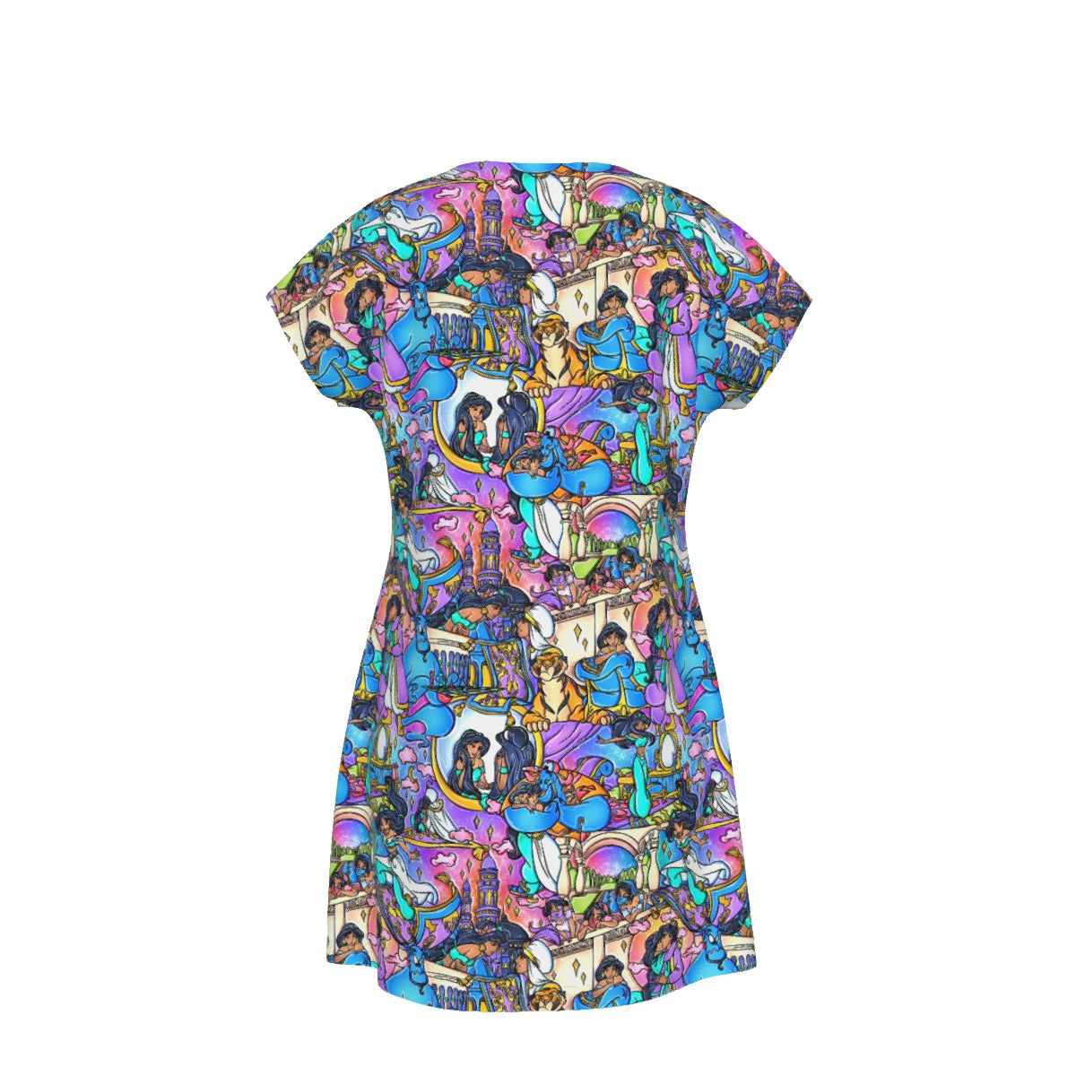 Magic Carpet Storybook Scenes - Women's T-Shirt Dress
