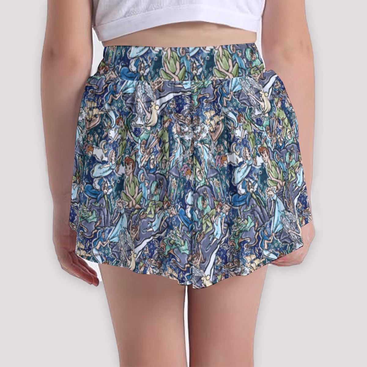 Magical Skybound Adventure - Girls’ Flowy Pocket Shorts