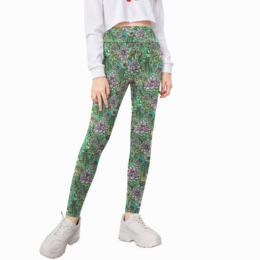 Fairytale Florals – Bayou Blooms - Kid's Leggings