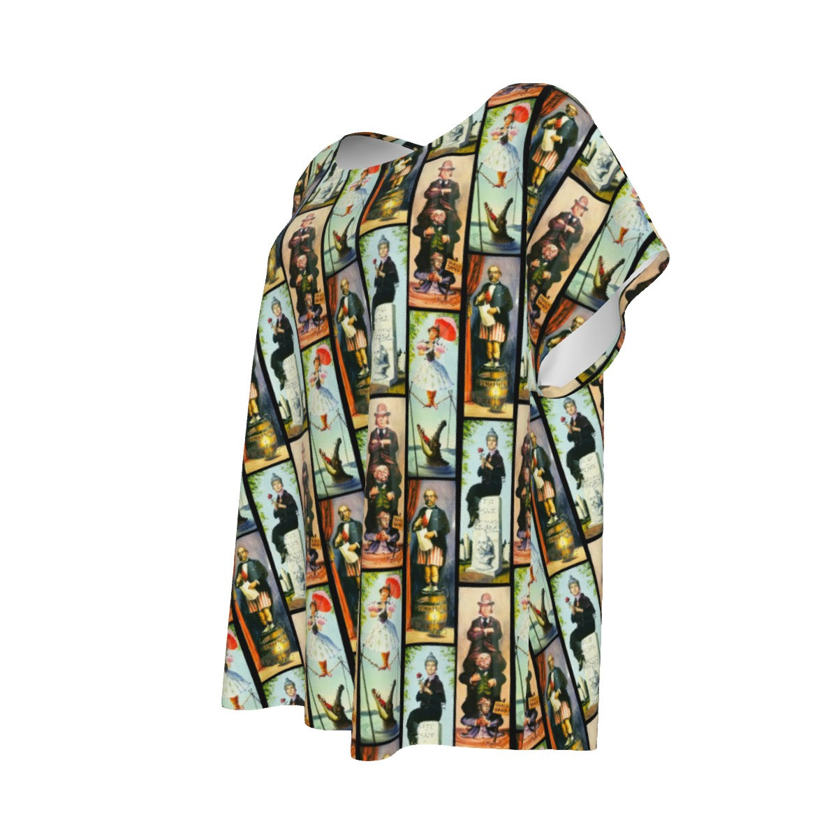 Stretch Room Portraits - Women’s Relaxed Fit Scoop Tee