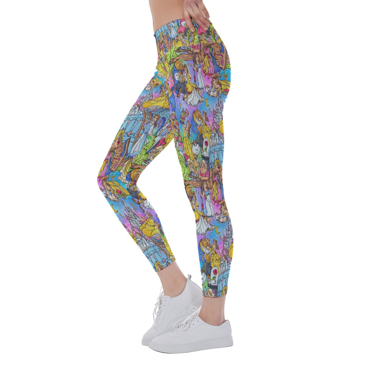 Enchanted Tale Storybook Scenes - Women’s Yoga Leggings
