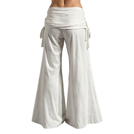 Pick Any Print from our Shop - Women's Fold-Over Wide-Leg Pants