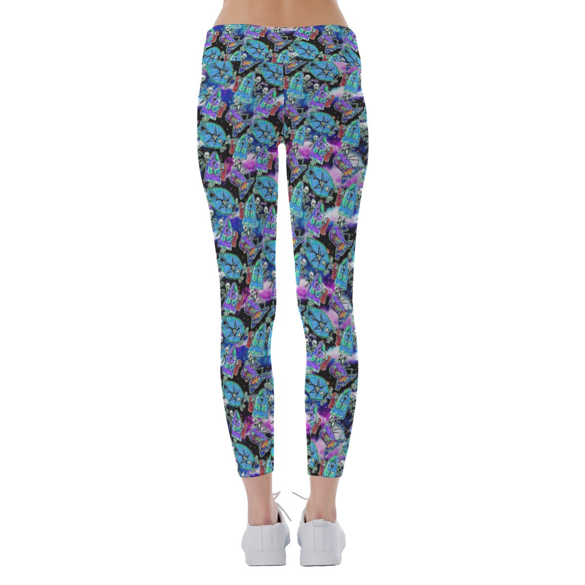 Jack & Sally Sketched - Women's Yoga Leggings