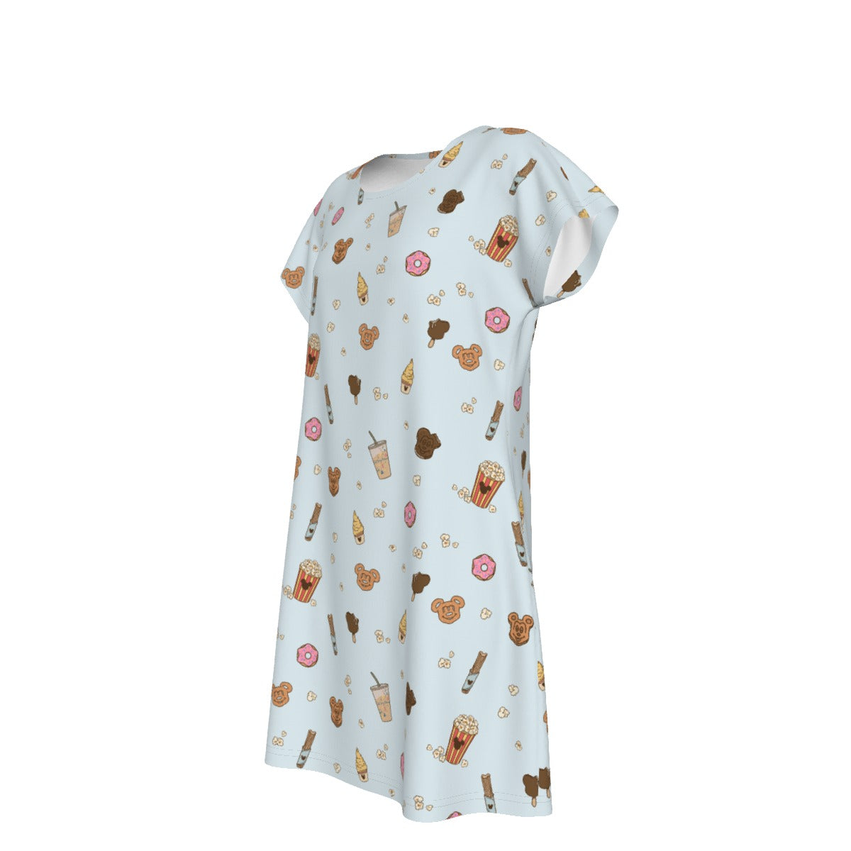 Minimal Snackcore - Women's T-Shirt Dress