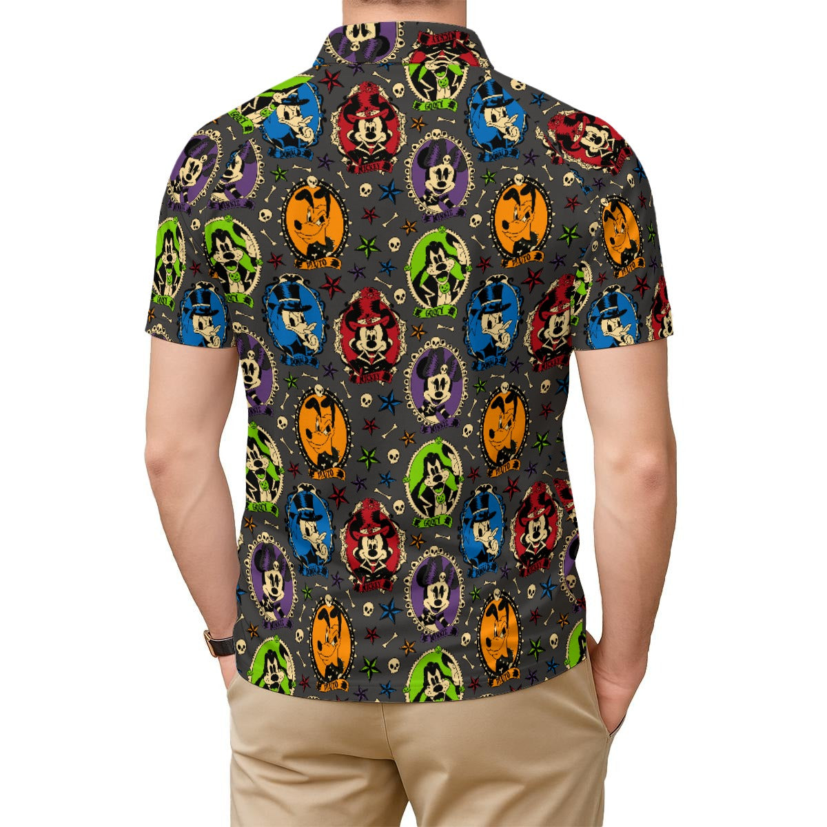Gothic Halloween Cameos - Men's Polo Shirt
