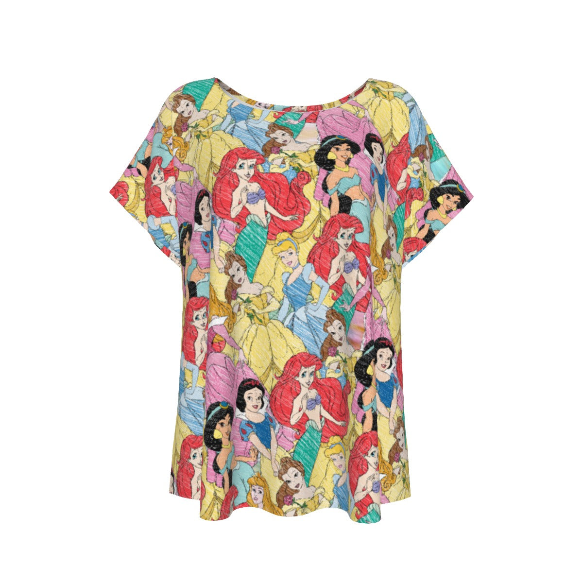 Royal Princess Sketches - Women’s Relaxed Fit Scoop Tee