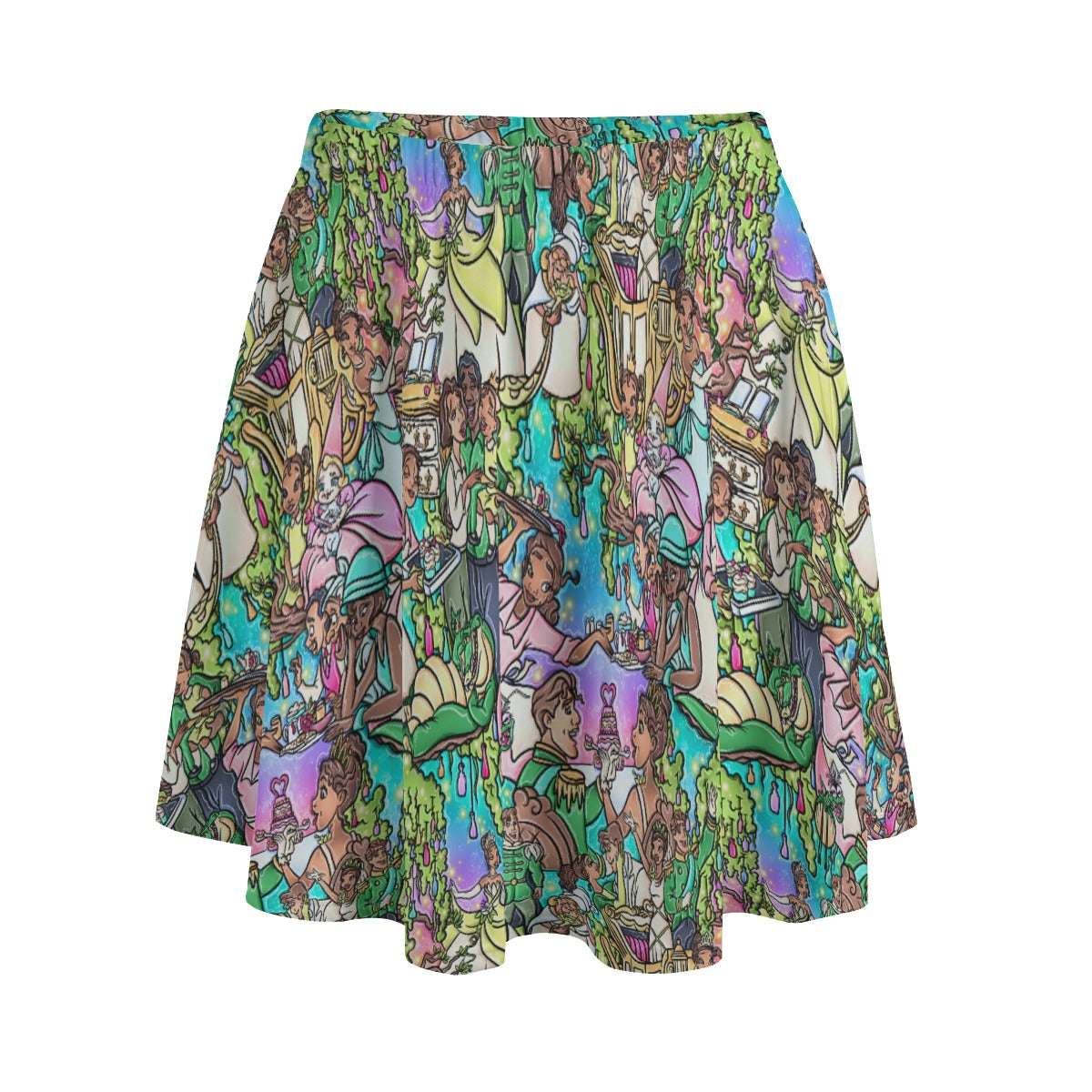 Bayou Princess Storybook Scenes - Women's Pocket Skater Skirt