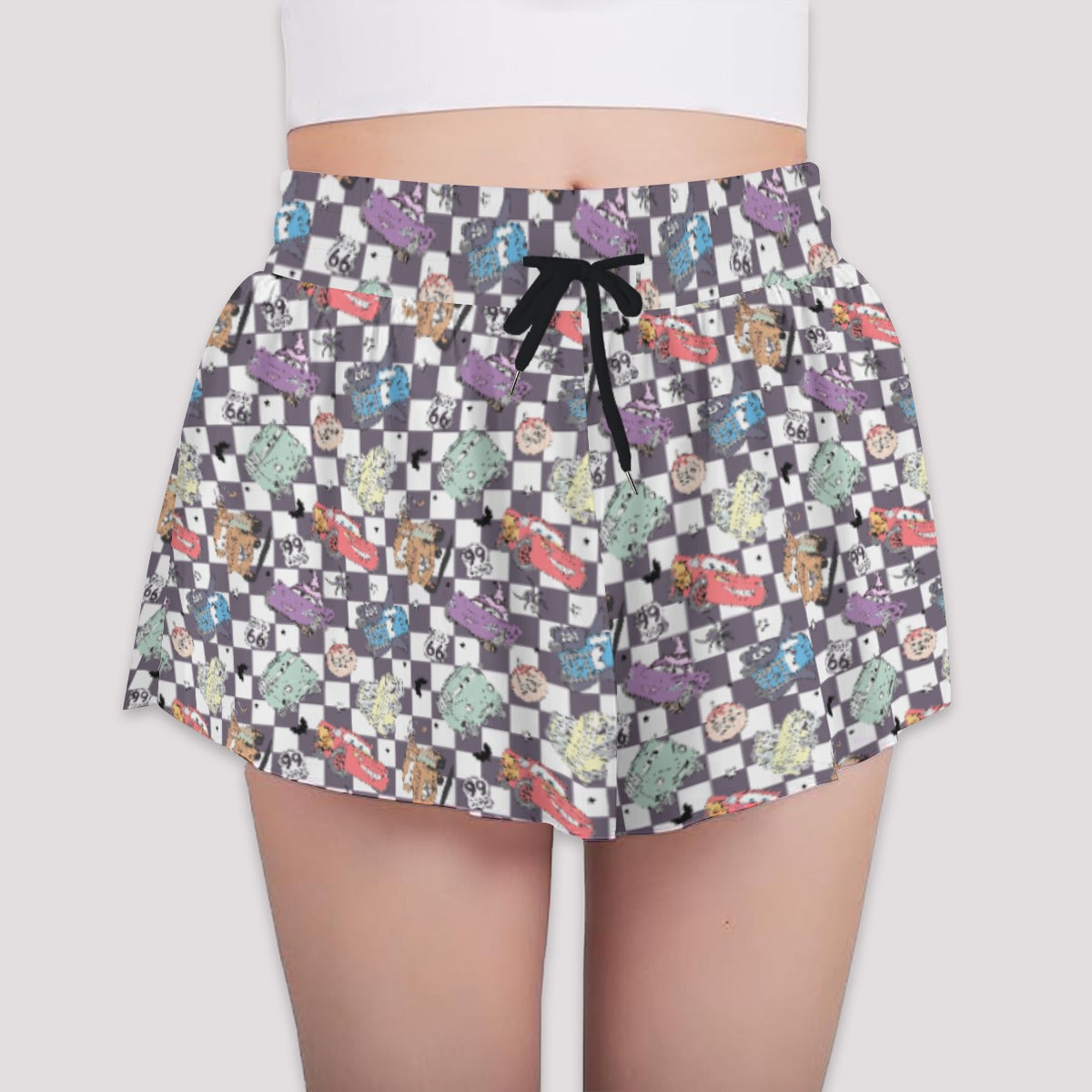 Halloween Racing Crew - Girls’ Flowy Pocket Shorts