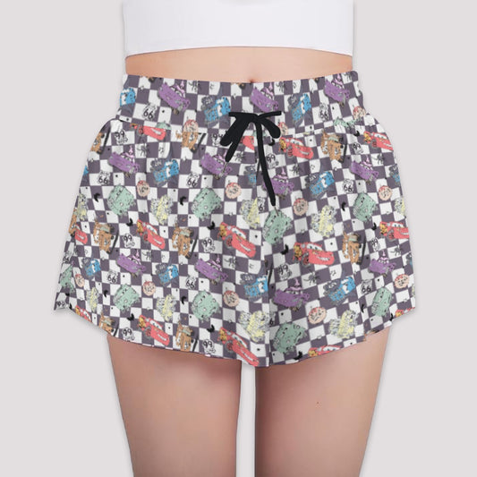 Halloween Racing Crew - Girls’ Flowy Pocket Shorts