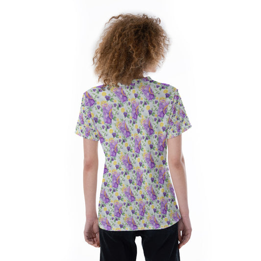 Zest Of The Fest Violet Lemonade - Women's Short Sleeve V-Neck T-Shirt