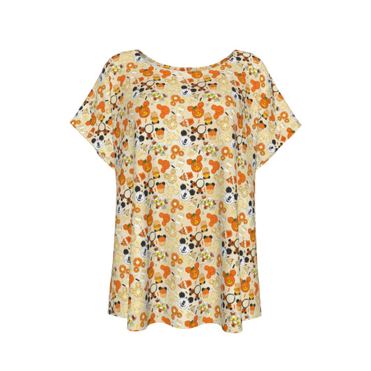 Halloween Snack Treats - Women’s Relaxed Fit Scoop Tee