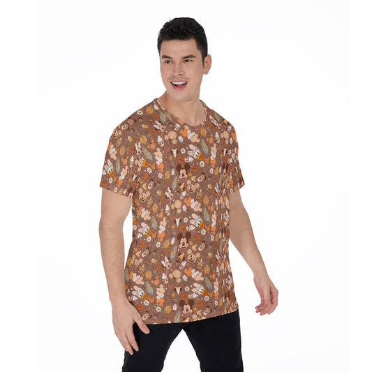 Pumpkin Spice Friends Fall - Men's Short Sleeve T-Shirt