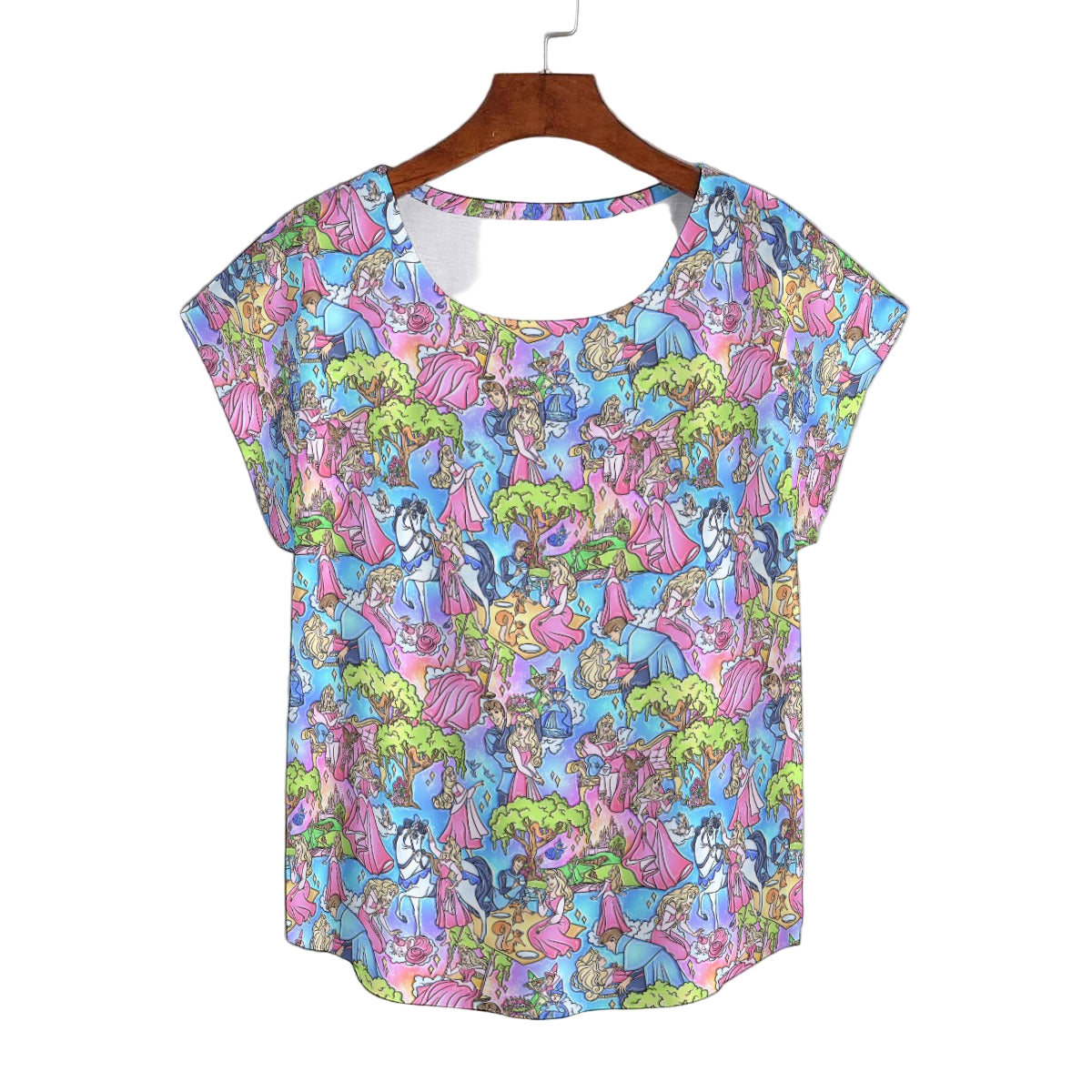 Dreaming Princess Storybook Scenes - Women’s Relaxed Fit Scoop Tee