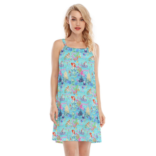 Ocean Wonderland Dreams - Women’s Adjustable Sundress