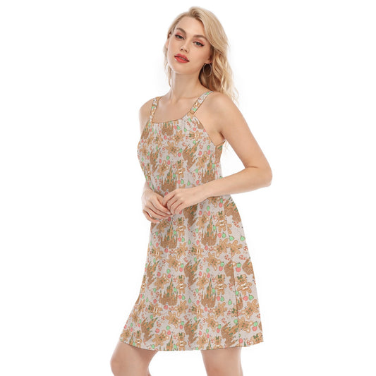 Festive Gingerbread Treats - Women’s Adjustable Sundress