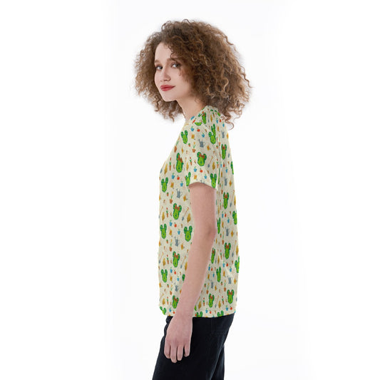 Spring Flower & Garden Festivalival - Women's Short Sleeve V-Neck T-Shirt