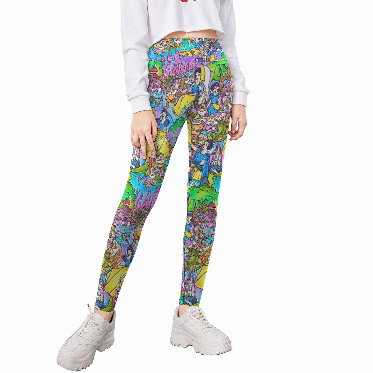 Fairest Princess Storybook Scenes - Kid's Leggings