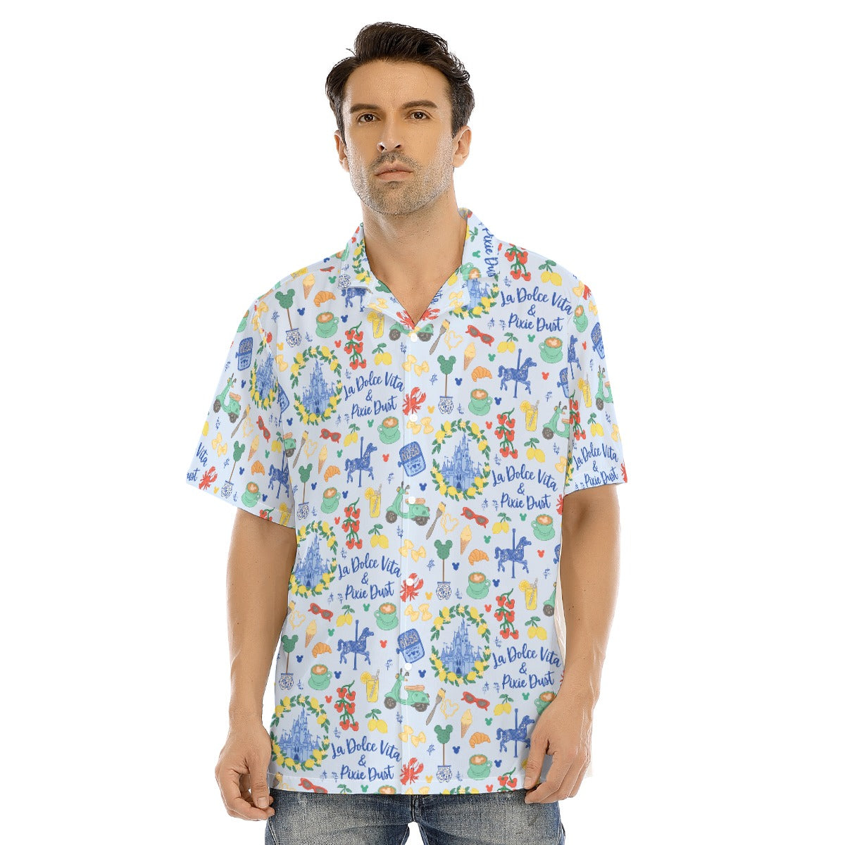 Sweet Life Pixie Dust - Men's Hawaiian Button Up Shirt
