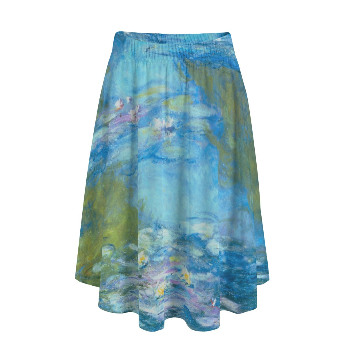 Monet Water Lillies - Women’s Pocket Midi Skirt