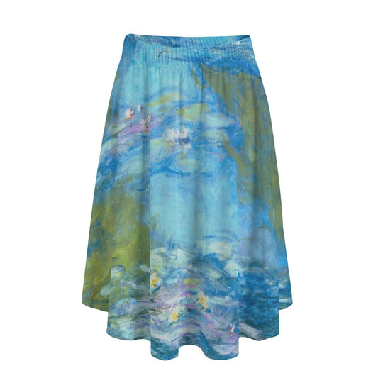 Monet Water Lillies - Women’s Pocket Midi Skirt