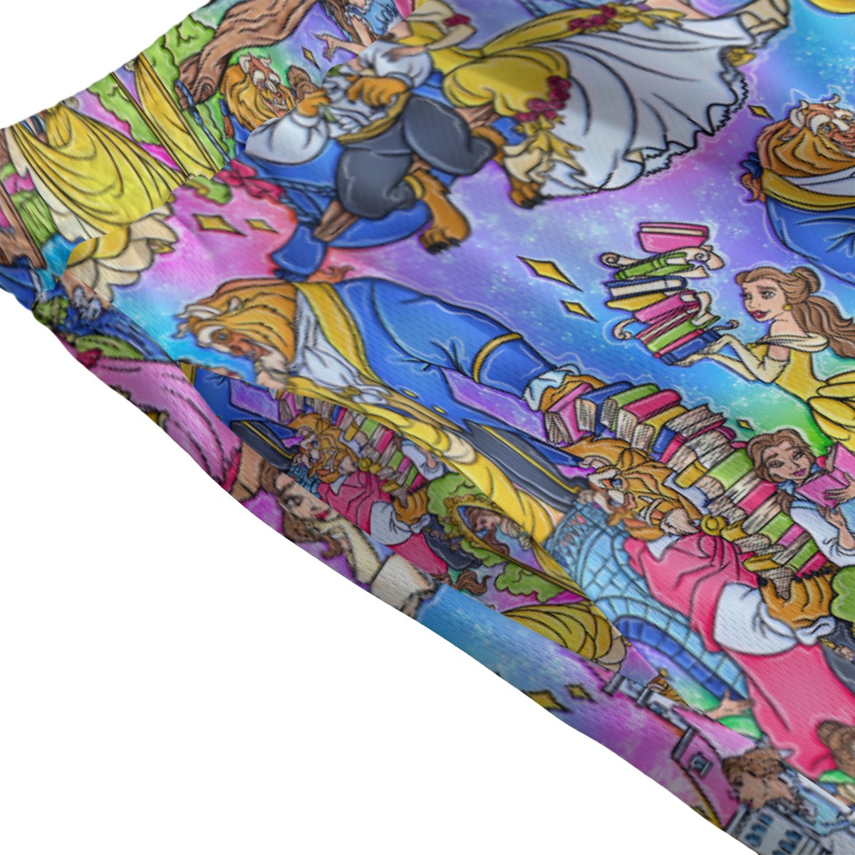 Enchanted Tale Storybook Scenes - Men’s Pocket Sports Shorts