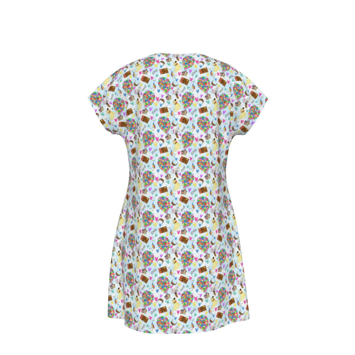 Up Adventure Icons - Women's T-Shirt Dress
