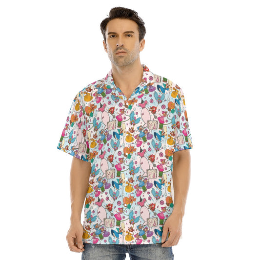 Tiny Tailors & Sewing Friends - Men's Hawaiian Button Up Shirt