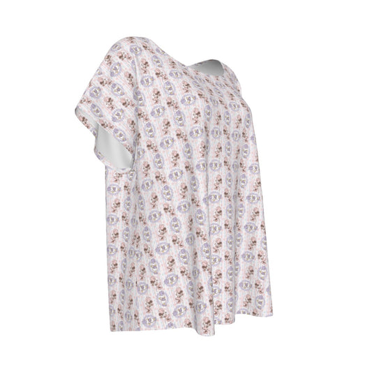 Sweet Springtime Style Duoaisy - Women’s Relaxed Fit Scoop Tee