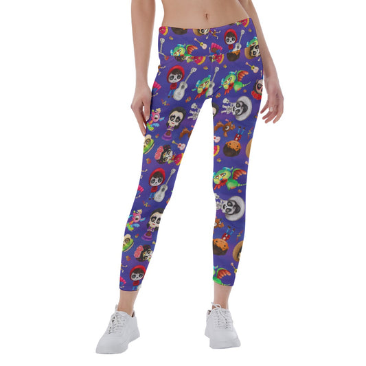 Poco Loco Día de Muertos - Women's Yoga Leggings