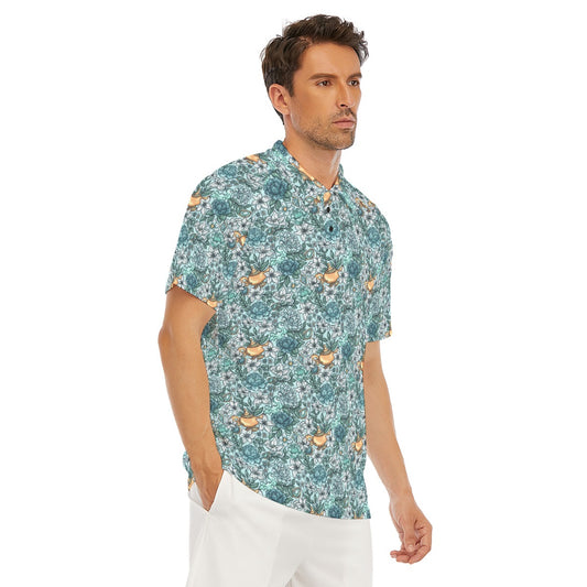 Fairytale Florals - Arabian Princess - Men's Polo Shirt